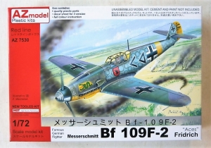 AZ MODEL 1/72 7530 MESSERSCHMITT Bf 109F-2 FRIDRICH