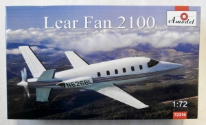 A MODEL 1/72 72310 LEAR FAN 2100