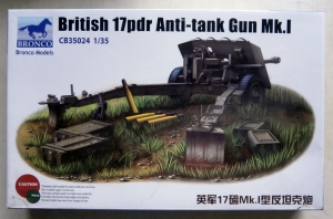 BRONCO 1/35 35024 BRITISH 17 pdr ANTI-TANK GUN Mk.I