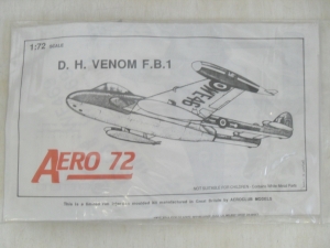 AEROCLUB 1/72 D.H. VENOM F.B.1