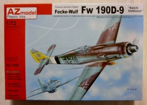 AZ MODEL 1/72 7498 FOCKE WULF Fw 190D-9
