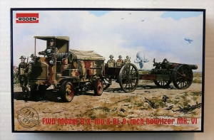 RODEN 1/72 713 FWD MODEL B 3-TON   BL 8 INCH HOWITZER Mk.VI