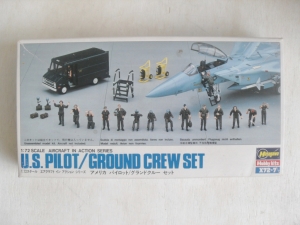 HASEGAWA 1/72 X72-7 US PILOT/GROUND CREW SET