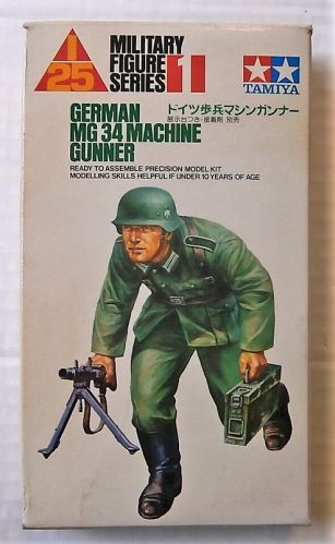 TAMIYA 1/25 PF0001 GERMAN MG 34 MACHINE GUNNER