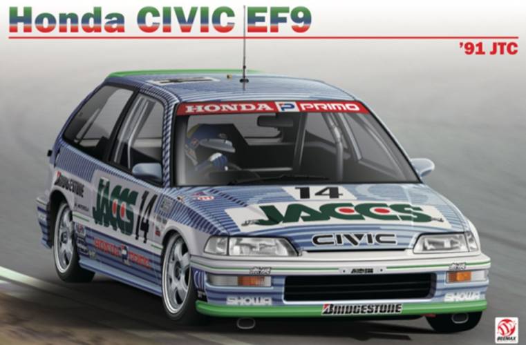 BEEMAX 1/24 24030 HONDA CIVIC EF9 91 JTC