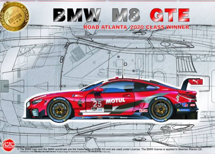 NUNU 1/24 24043 BMW M8 GTE ROAD ATLANTA 2020 CLASS WINNER