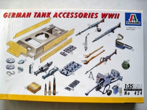 ITALERI 1/35 6424 GERMAN TANK ACCESSORIES WWII