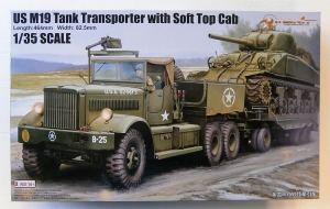 MERIT 1/35 63502 US M19 TANK TRANSPORTER WITH SOFT TOP CAB