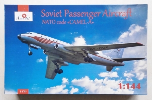 A MODEL 1/144 1450 SOVIET PASSENGER AIRCRAFT CAMEL