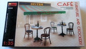 MINIART 1/35 35569 CAFE FURNITURE   CROCKERY