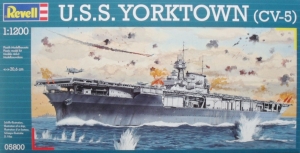 REVELL 1/1200 05800 USS YORKTOWN CV-5