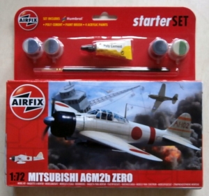 AIRFIX 1/72 55102 MITSUBISHI A6M2B ZERO STARTER SET