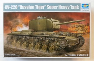 TRUMPETER 1/35 05553 KV-220 RUSSIAN TIGER SUPER HEAVY TANK