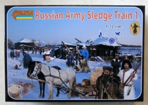 STRELETS 1/72 135 RUSSIAN ARMY SLEDGE TRAIN