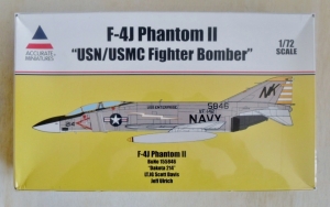 ACCURATE MINIATURES 1/72 0411 F-4J PHANTOM II USN/USMC FIGHTER BOMBER
