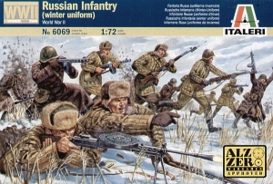 ITALERI 1/72 6069 WWII RUSSIAN INFANTRY WINTER UNIFORM