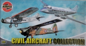 AIRFIX 1/72 08009 CIVIL AIRCRAFT COLLECTION HERON BEAVER TRIMOTOR