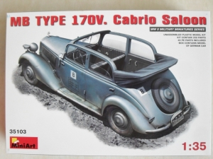 MINIART 1/35 35103 MB TYPE 170V CABRIO SALOON