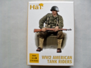 HAT INDUSTRIES 1/72 8265 WW2 AMERICAN TANK RIDERS