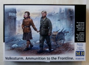 MASTERBOX 1/35 35182 VOLKSSTURM AMMUNITION TO THE FRONTLINE