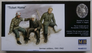 MASTERBOX 1/35 3552 TICKET HOME GERMAN SOLDIERS 1941-43