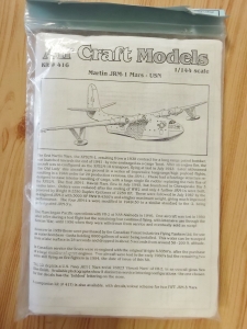 AIR CRAFT MODELS 1/144 416 MARTIN JRM-1 MARS USN