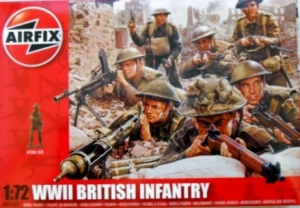AIRFIX 1/72 01763 WWII BRITISH INFANTRY NORTHERN EUROPE