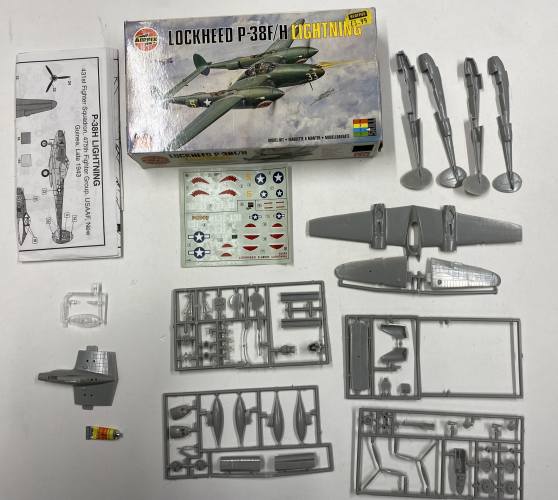 KINGKIT MODEL SCRAPYARD 1/72 AIRFIX 02088 LOCKHEED P-38F/H LIGHTNING  CRACKED DECALS 