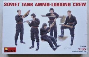 MINIART 1/35 35034 SOVIET TANK AMMO LOADING CREW
