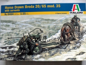 ITALERI 1/35 6464 HORSE DRAWN BREDA 20/65