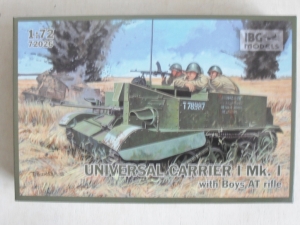 IBG MODELS 1/72 72026 UNIVERSAL CARRIER I Mk.I WITH BOYS AT RIFLE