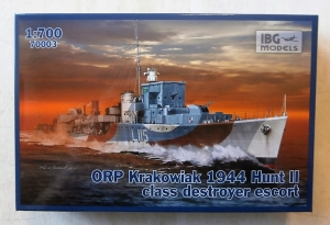 IBG MODELS 1/700 70003 ORP KRAKOWIAK 1944 HUNT II CLASS DESTROYER ESCORT