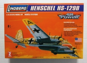 LINDBERG 1/72 70518 HENSCHEL Hs 129B