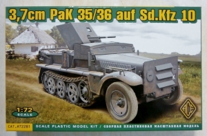 ACE 1/72 72281 3.7cm PaK 35/36 Auf Sd.Kfz 10