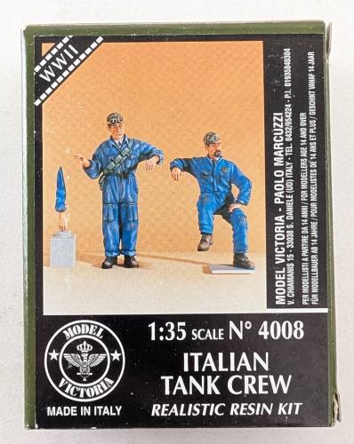 MODEL VICTORIA 1/35 4008 ITALIAN TANK CREW