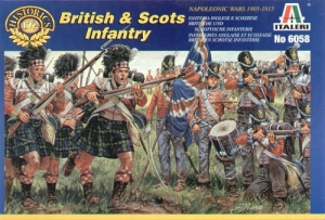 ITALERI 1/72 6058 NAPOLEONIC BRITISH   SCOTS INFANTRY