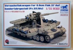 BRONCO 1/35 35174 VERSUCHSFLAKWAGEN FUR 8.8cm FLAK.37 AUF SONDERFAHRGESTELL  Pz.Sfl.IVc 