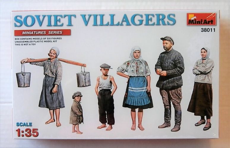 MINIART 1/35 38011 SOVIET VILLAGERS
