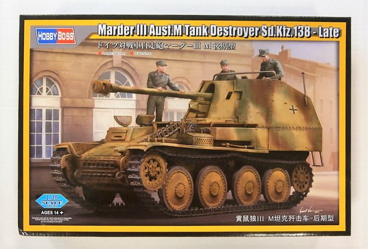 HOBBYBOSS 1/35 80168 MARDER III AUSF.M TANK DESTROYER SD.KFZ.138 LATE