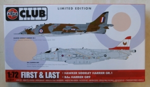 AIRFIX 1/72 73009 FIRST   LAST HARRIER GR.1 HARRIER GR9