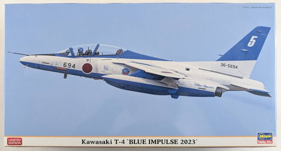 HASEGAWA 1/48 07525 KAWASAKI T-4 BLUE IMPULSE 2023