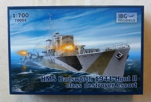 IBG MODELS 1/700 70004 HMS BADSWORTH 1941 HUNT II CLASS DESTROYER ESCORT