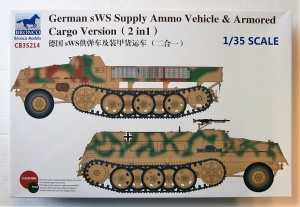 BRONCO 1/35 35214 GERMAN SWS SUPPLY AMMO VEHICLE   ARMOURED CARGO VERSION 