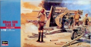 HASEGAWA 1/72 MT10 88mm GUN FLAK 18