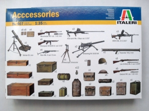 ITALERI 1/35 407 ACCESSORIES  WEAPONS 
