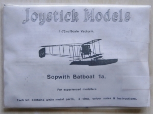 JOYSTICK 1/72 SOPWITH BATBOAT 1a