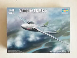 TRUMPETER 1/48 02874 VAMPIRE FB.Mk.5