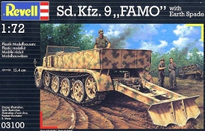 REVELL 1/72 03100 Sd.Kfz 9 FAMO w/EARTH SPADE