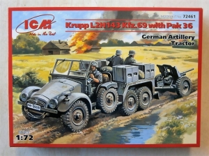 ICM 1/72 72461 KRUPP L2H143 Kfz.69 WITH PAK 36