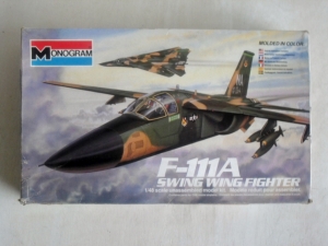 MONOGRAM 1/48 5804 F-111A SWING WING FIGHTER